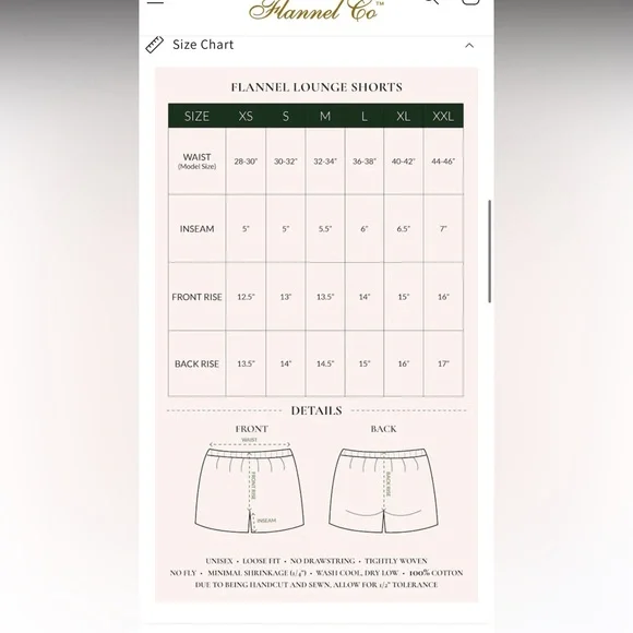 Men’s Vermont Flannel Co lounge short - Picture 7 of 7